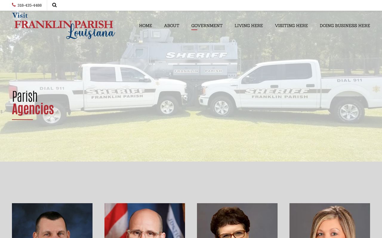 Franklin Parish Clerk of Court official website for civil court records